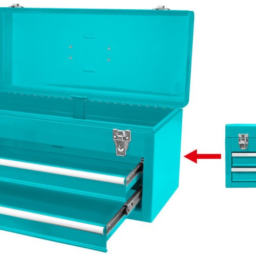 TOTAL Drawer portable tool box 2 Drawers THPTC202