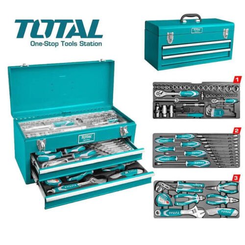 TOTAL 97 Pcs tools chest set THPTCS70971