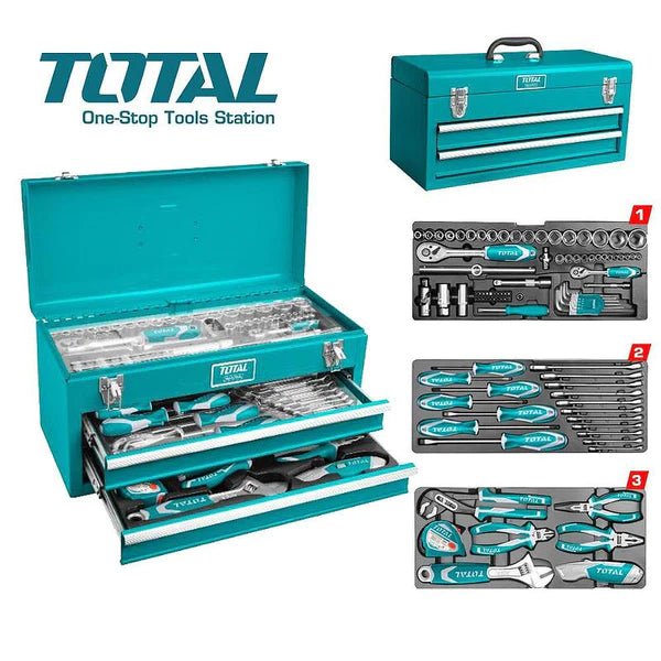 TOTAL 97 Pcs tools chest set THPTCS70971