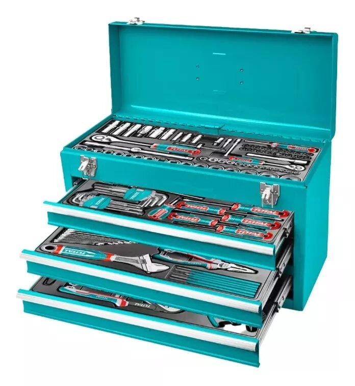 TOTAL 132 Pcs tool chest set THPTCS71321