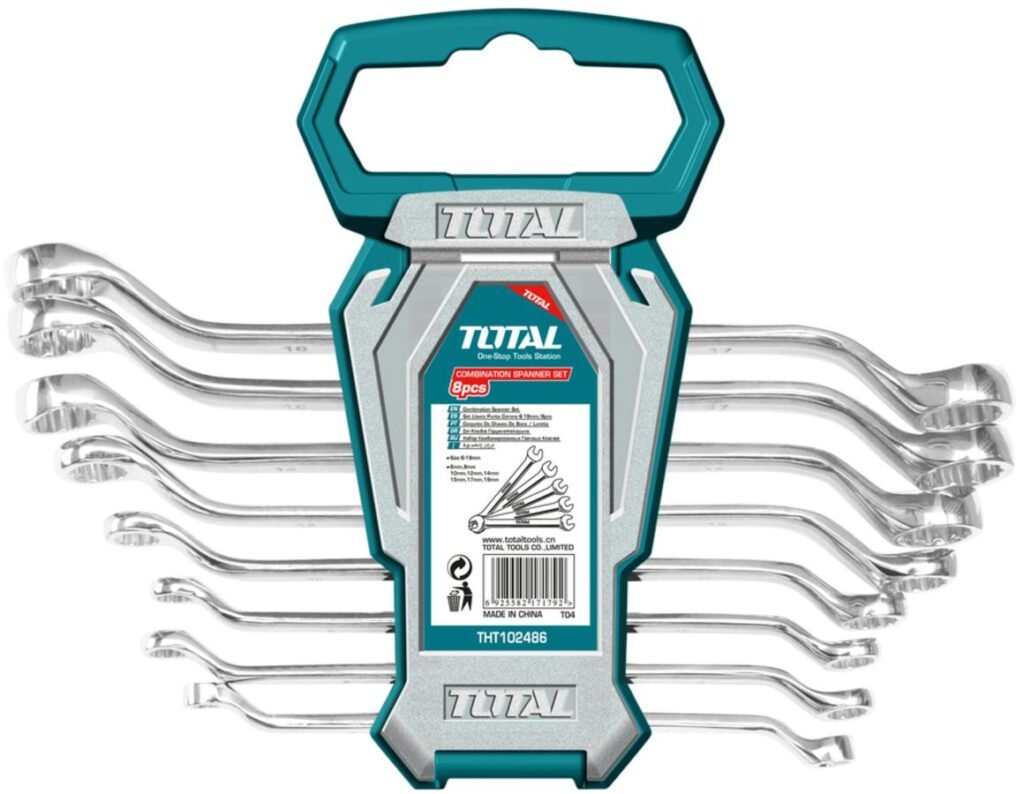 TOTAL 8Pcs offset ring spanner set THT102486