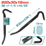TOTAL Wrecking bar 900mm THT431362