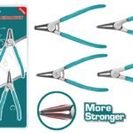 TOTAL 4 Pcs circlip pliers set 7" THTJ214042