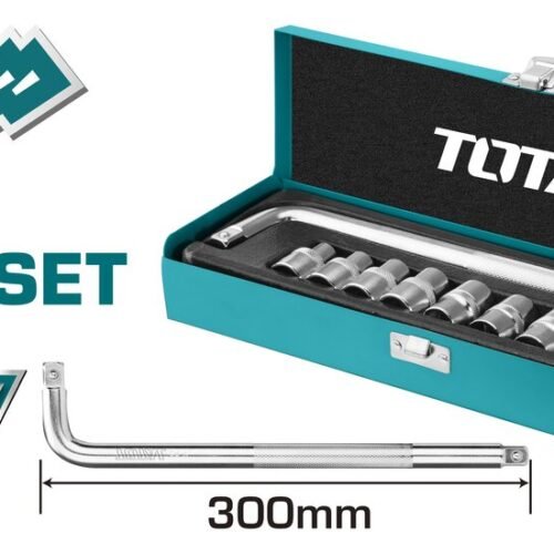 TOTAL 10Pcs 1/2" Socket Set THTL121101