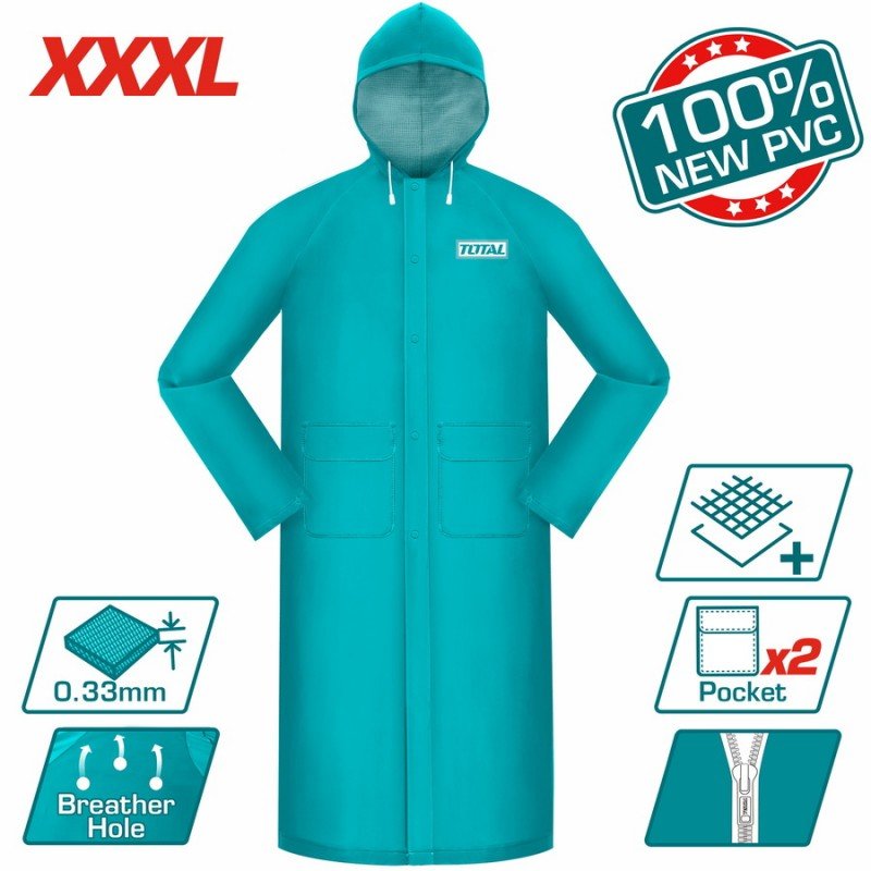 TOTAL Rain coat XXXL THTRC031.XXXL