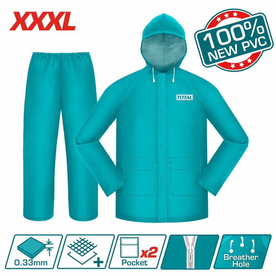 TOTAL Rain suit XXXL THTRS031.XXXL