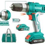 TOTAL Lithium-Ion impact drill 12V 10mm TIDLI1222