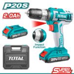 TOTAL Lithium-Ion impact drill 20V 10mm TIDLI200215