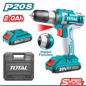 TOTAL Lithium-Ion impact drill 20V 10mm TIDLI200215
