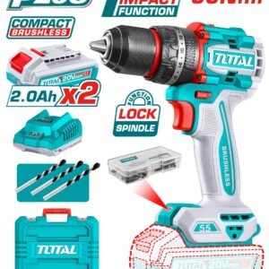 TOTAL Compact Brushless Cordless Impact Drill 20V TIDLI20558