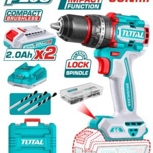 TOTAL Compact Brushless Cordless Impact Drill 20V TIDLI20668