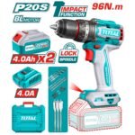 TOTAL Brushless cordless impact drill TIDLI20968