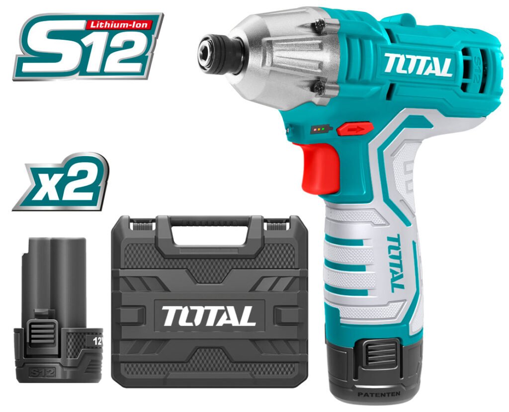TOTAL Lithium-Ion impact driver 12V 100NM TIRLI1201
