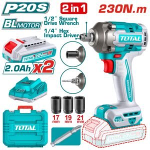 TOTAL Cordless impact driver&wrench 20V TIWLI20236