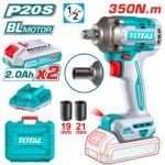 TOTAL Cordless impact wrench 20V TIWLI2035