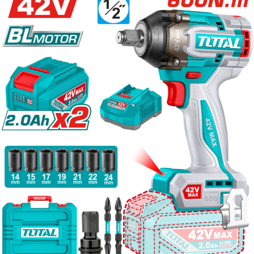 TIWLI42602.png TOTAL 42v Cordless impact wrench TIWLI42602