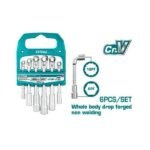 TOTAL L-angled socket wrench set TLASWT0601