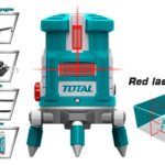 TOTAL Self-Leveling Line Laser(Red laser beams) TLL306505