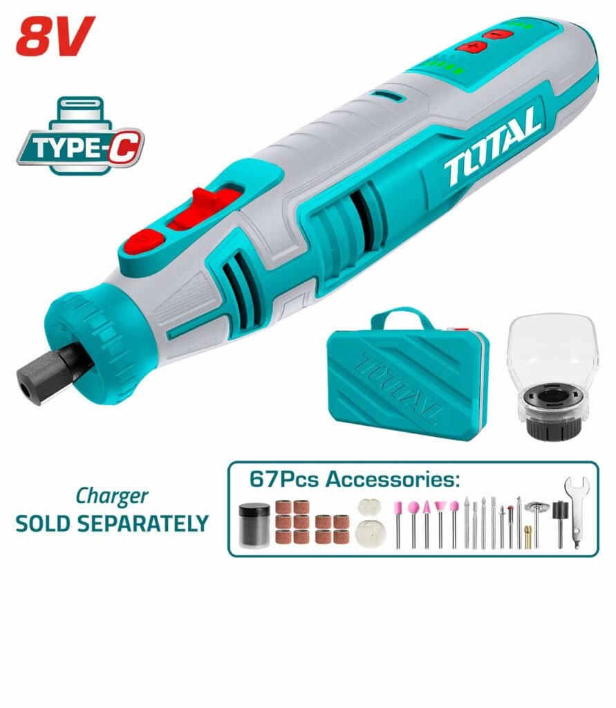 TOTAL Cordless Mini grinder 8V TMGLI0801