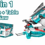 TOTAL Mitre saw and table saw 1800W TMS43183051