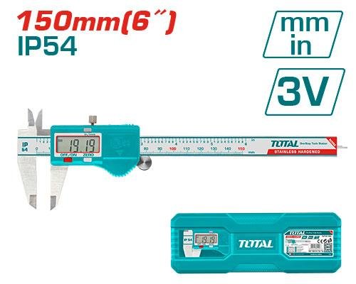 TOTAL Digital caliper 150mm TMT321506