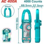 TOTAL Digital AC clamp meter TMT762001
