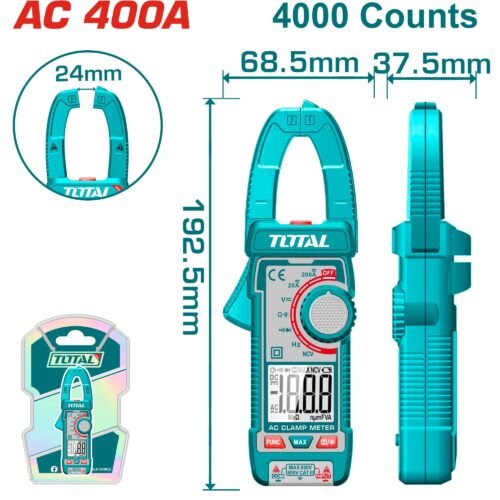 TOTAL Digital AC clamp meter TMT762001