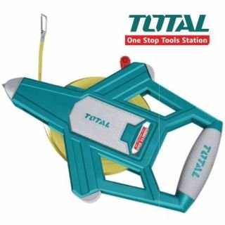 TOTAL Fibreglass measuring tape 100M X 12.5mm TMTF121006