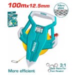 TOTAL Fibreglass measuring tape 100M TMTF131006
