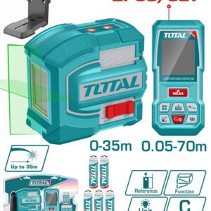 TOTAL Laser level and distance measuring kit TOSLL0401