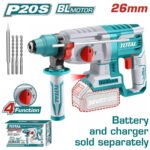 TOTAL Cordless rotary hammer 20V TRHLI20228