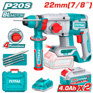 TOTAL Cordless rotary hammer TRHLI212282