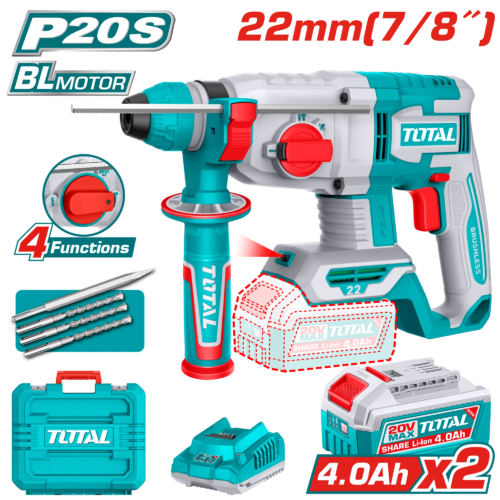 TRHLI212282.png TOTAL Cordless rotary hammer TRHLI212282