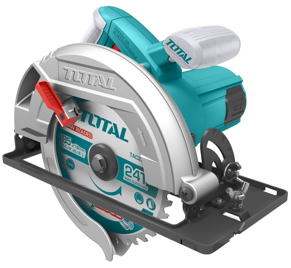 TOTAL Circular saw 1600W 185mm TS1161856