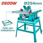 TOTAL Table saw 2600W 254mm TS526043