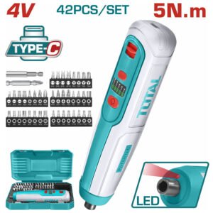 TOTAL Cordless screwdriver 4V TSDLI0406