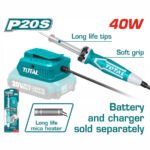 TOTAL Cordless soldering iron TSILI2001