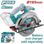 TOTAL Lithium-Ion circular saw 20V TSLI1851