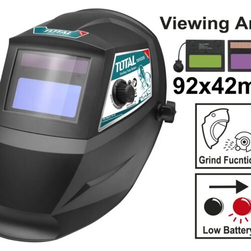 TOTAL Auto Darkening Welding Helmet 92x42mm TSP9306