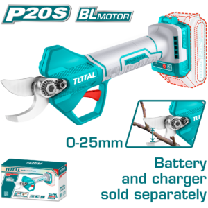 TOTAL Lithium-Ion gauge straight shear (Cordless Pruner) 20V Brushless Motor TSSLI20258