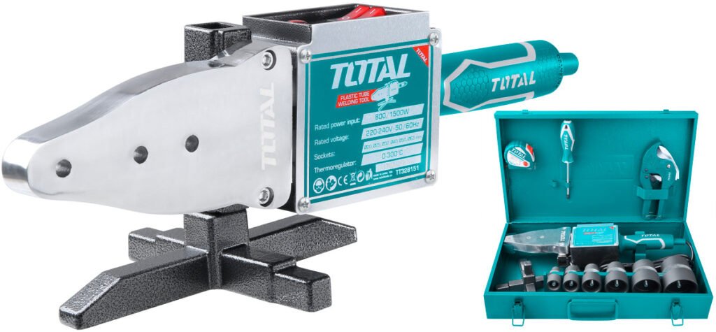 TOTAL Plastic tube welding tool 800W TT328151