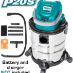 TOTAL Lithium-Ion vacuum cleaner 20V TVLI2005E
