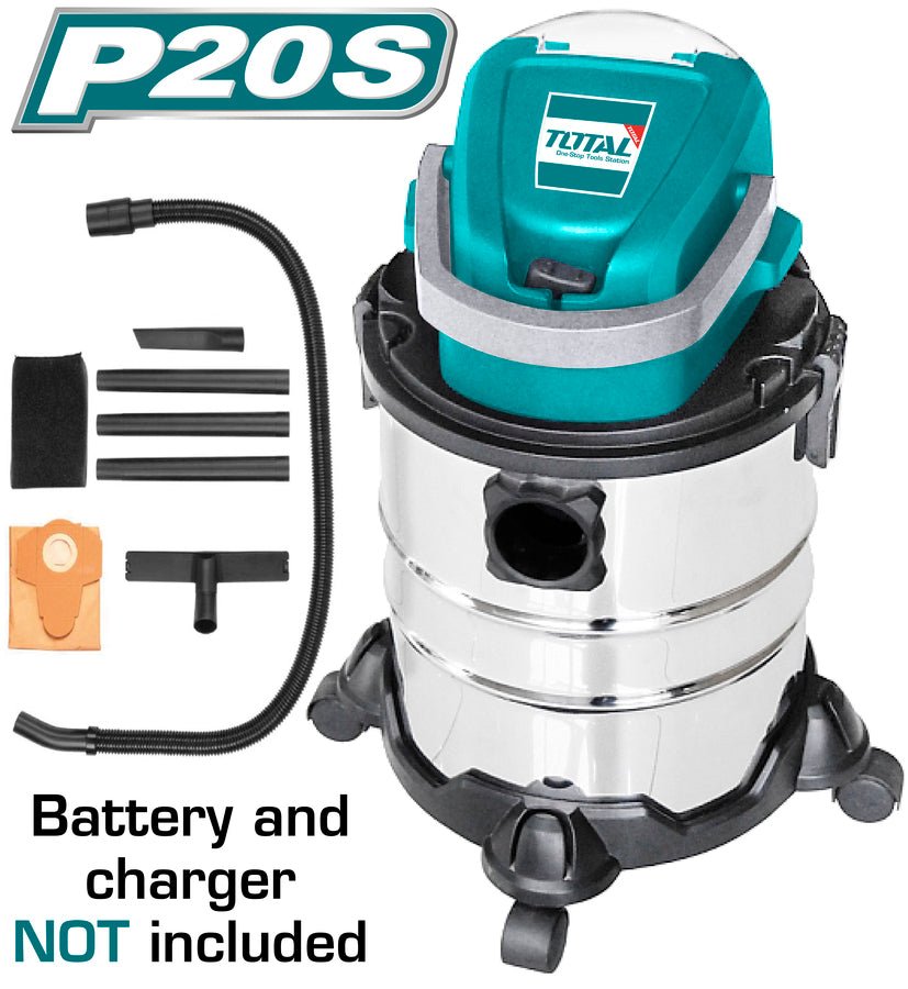 TOTAL Lithium-Ion vacuum cleaner 20V TVLI2005E