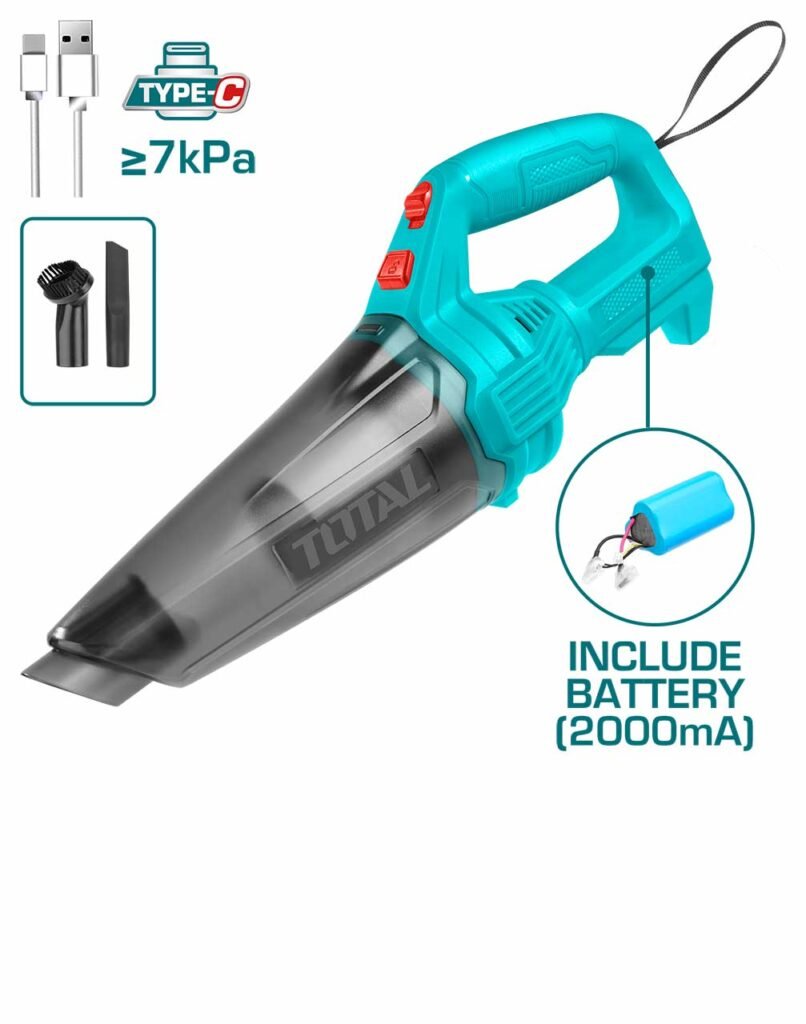 TOTAL Cordless vacuum cleaner 12V TVLI2026