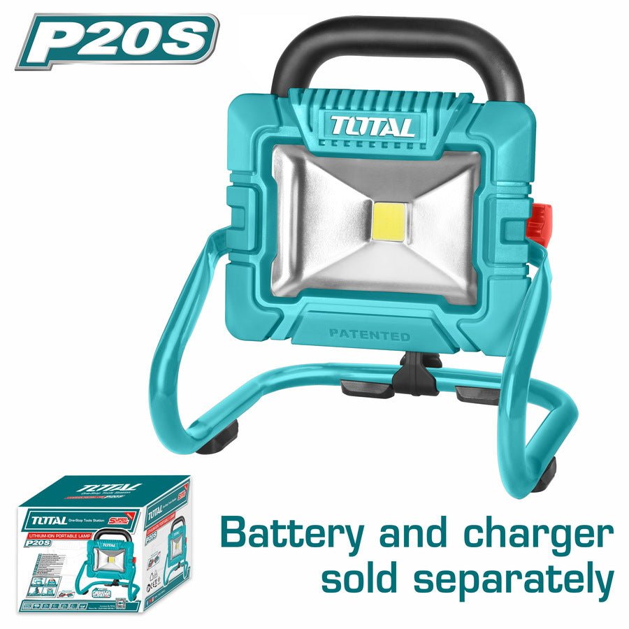 TOTAL Lithium-ion portable lamp 20V TWLI2025
