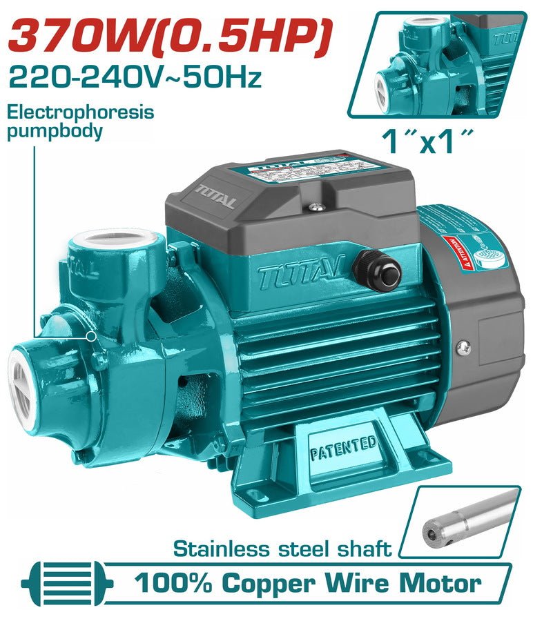 TOTAL Water pump 370W 0.5hp TWP13706