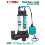 TOTAL Sewage submersible pump 1500W 2.0HP TWP7150026