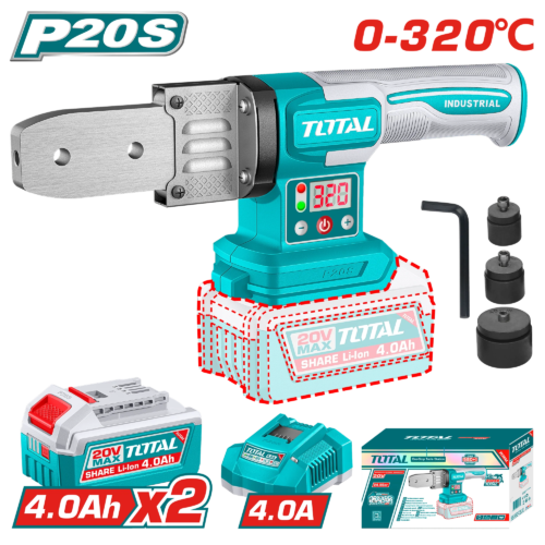 TOTAL Cordless plastic tube welding tools TWTLI20182