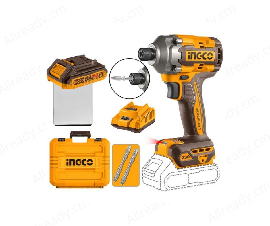 INGCO Cordless impact driver 20v CIRLI2023