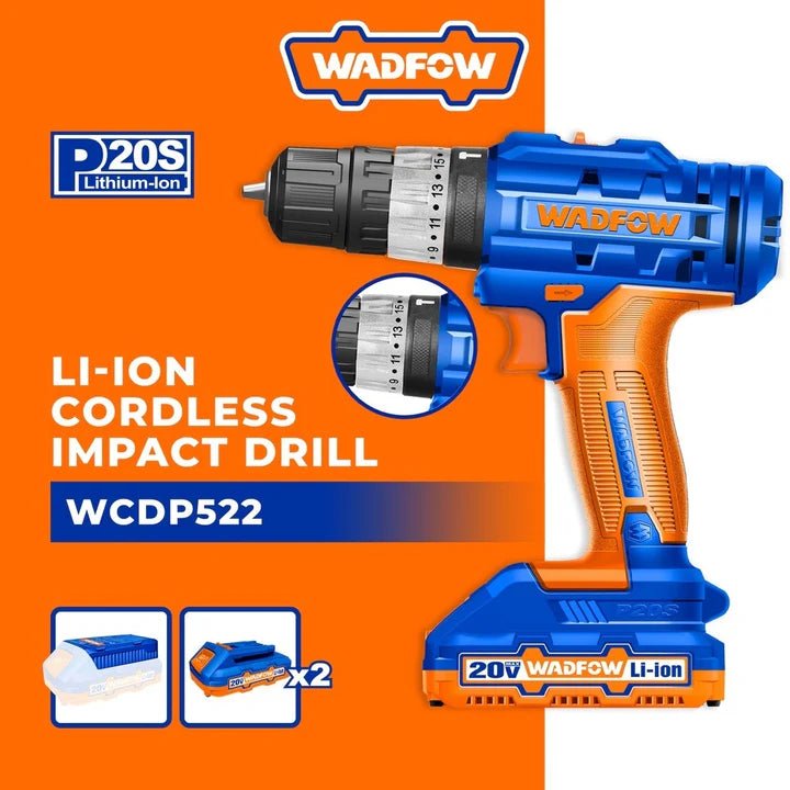 WADFOW Lithium-ion impact drill WCDP522
